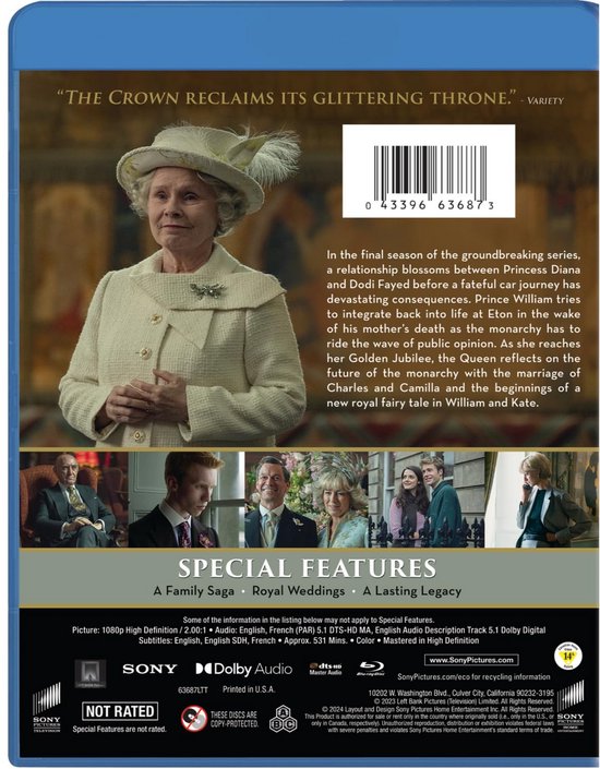 The Crown Seizoen 6 Blu-ray — afbeelding 3