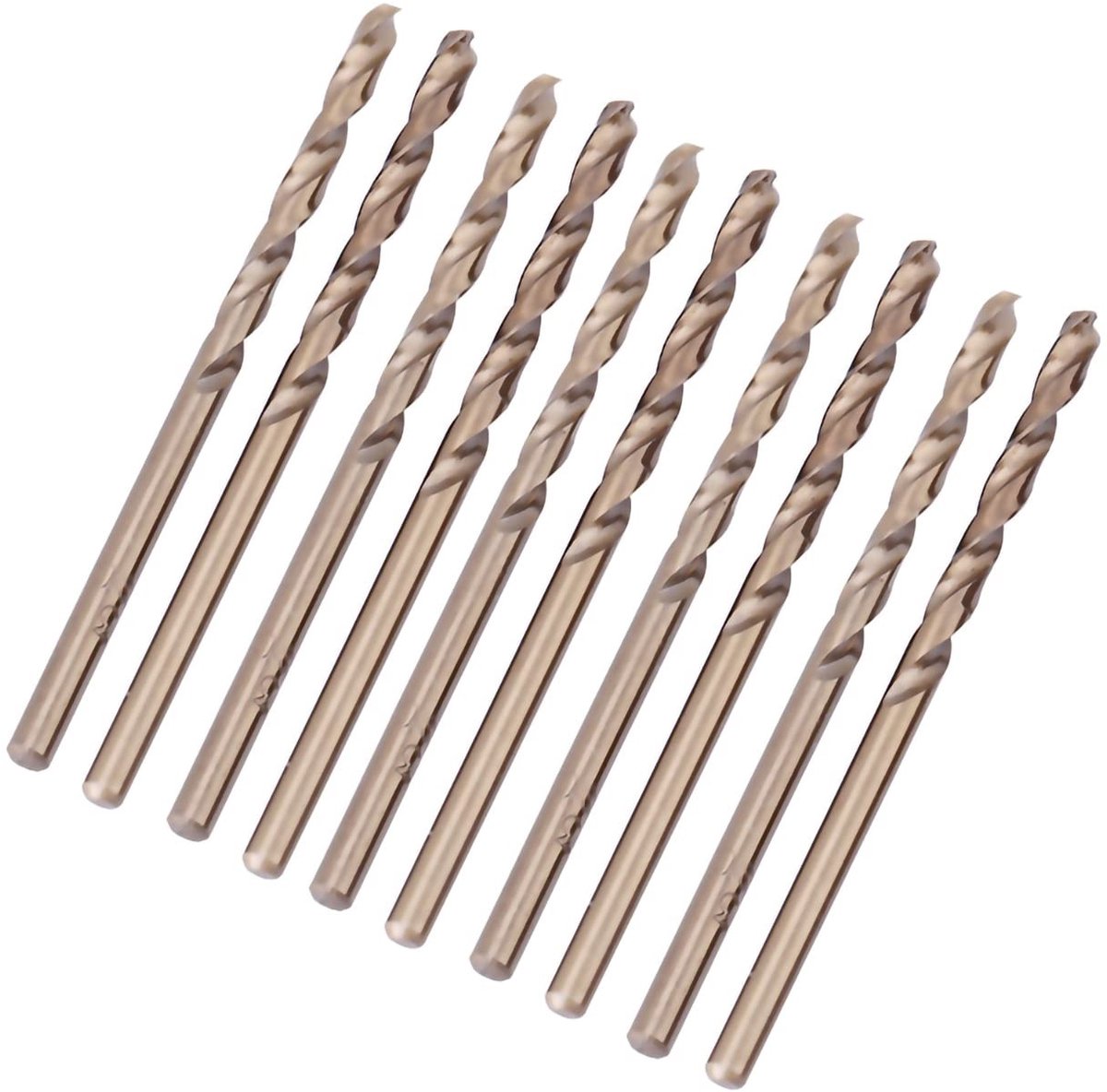 ONF3 - Cobalt Boor Set - 10 Stuks M35 HSS-CO - Voor RVS en Staal - Precisie boren - 1-5 mm - Geschikt voor metaalbewerking - Duurzame kwaliteit ...