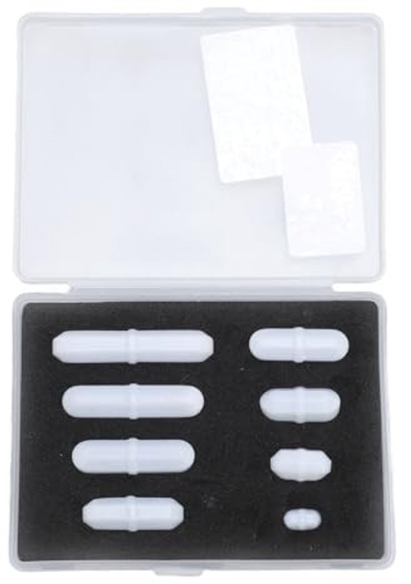 ONF3 - Magnetische Roerstaaf Set - 8-delig - PTFE - Corrosiebestendig - Temperatuurbestendig - Keukenaccessoires - Koken - Keukengerei