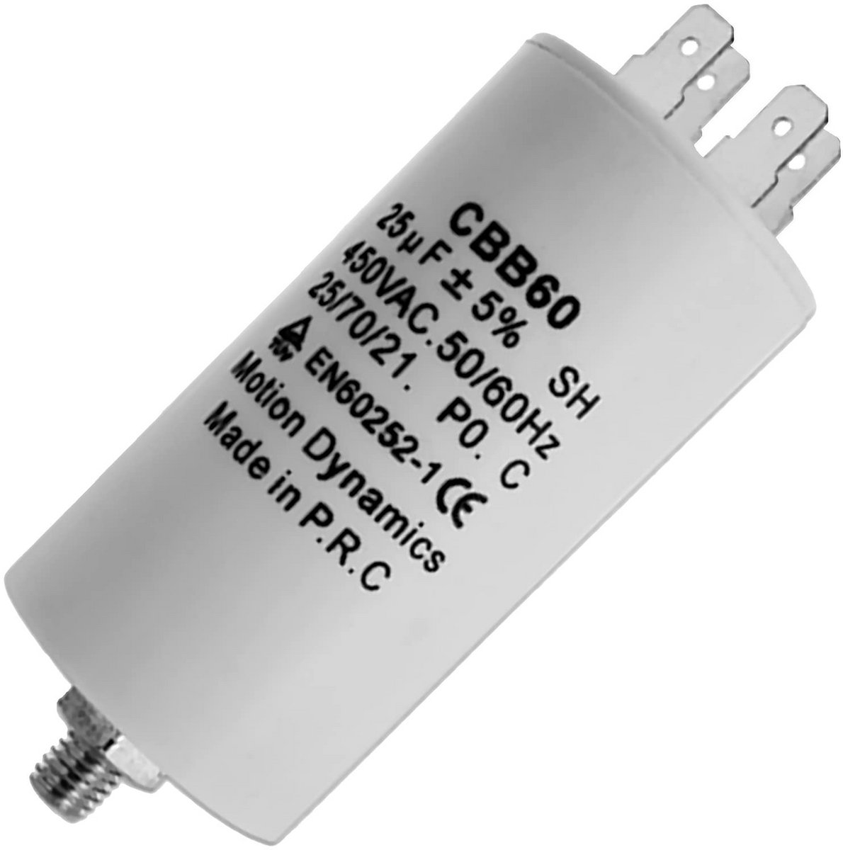 Condensator Polypropyleen 25µF 450V Werking Condensator voor Motor of Ventilator
