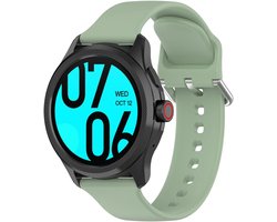 Replacement Watch Band Compatible with Ticwatch pro 5, 24mm Silicone Straps for iTOUCH AIR3 Sport Strap Smartwatch Accessories for Men Women, 24mm, Silicone