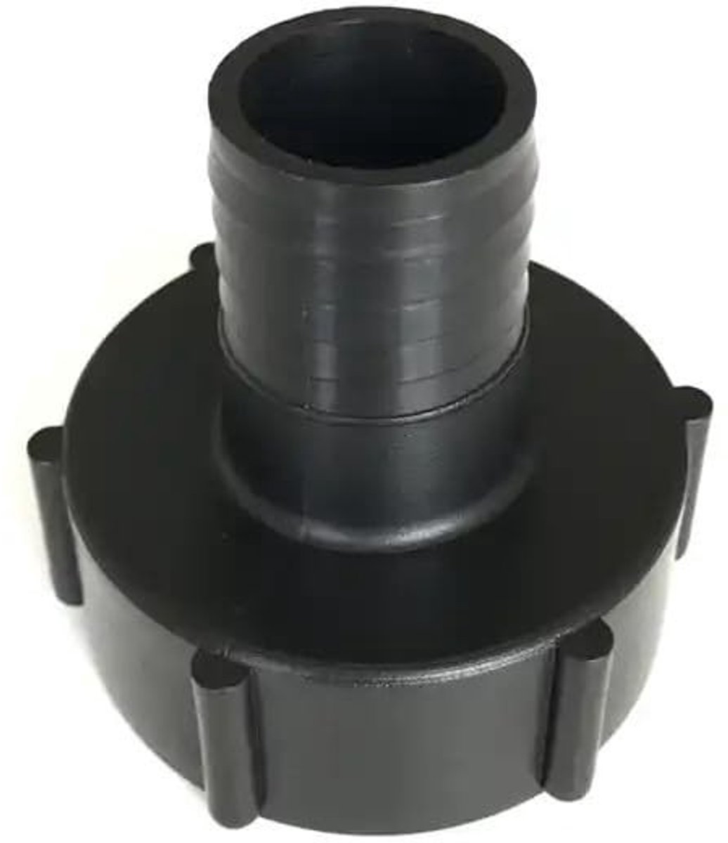 ONF3 - Tank Hose Adapter - Kunststof IBC Tank Fitting - 60mm naar 25mm - Waterdicht - Verbinding - Geschikt voor diverse tanks - Formaat 60mm