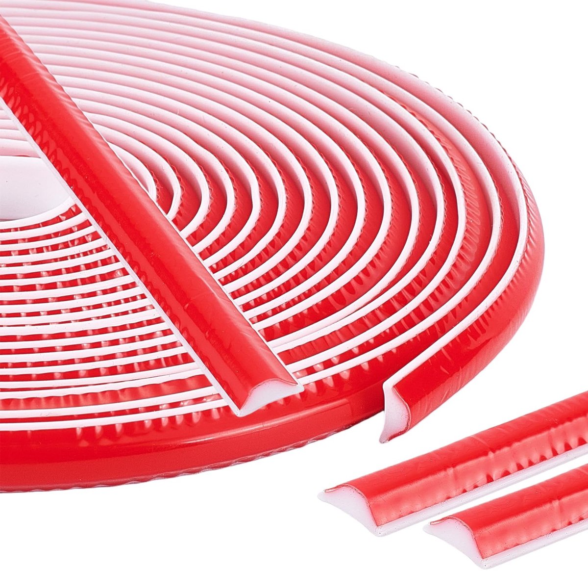 SPHProducts - Flexibele Decoratieve Siliconen Strips voor Muren - 6 Stuks - 1 m Wit - Muurafwerking - Waterdicht en Duurzaam - Geschikt voor Binnen -