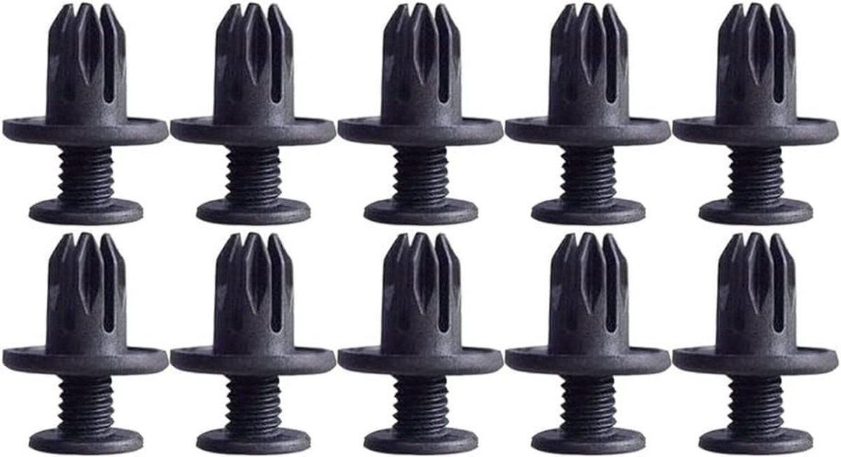aladdien - Uitschuifbare klinknagels - Kunststof klinknagels - 10 stuks - Geschikt voor Mini Cooper - Onderdeelnummer 07130702966 - Perfect voor dor..