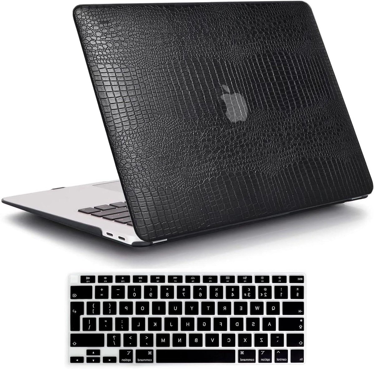 Laptop Hoes - Beschermhoes - Apparaat Beschermen - Op Maat Gemaakt - 13 Inch - Zwart Leer