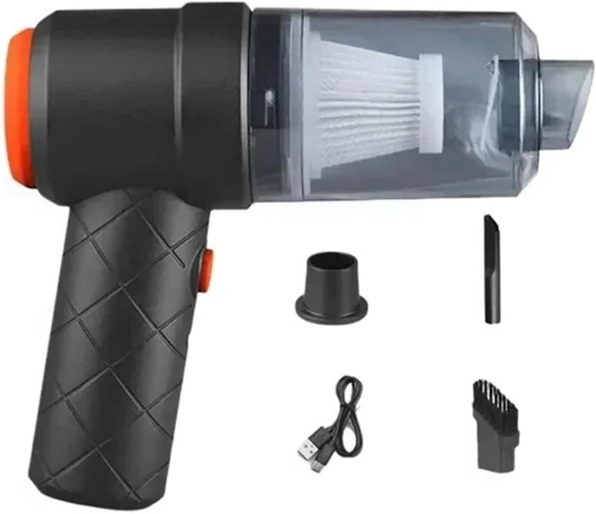 Draagbare Stofzuiger - Handstofzuiger Kruimeldief - Auto Huis Reinigen - Sterke Zuigkracht Draadloos - 400 Gram Gewicht - One Color