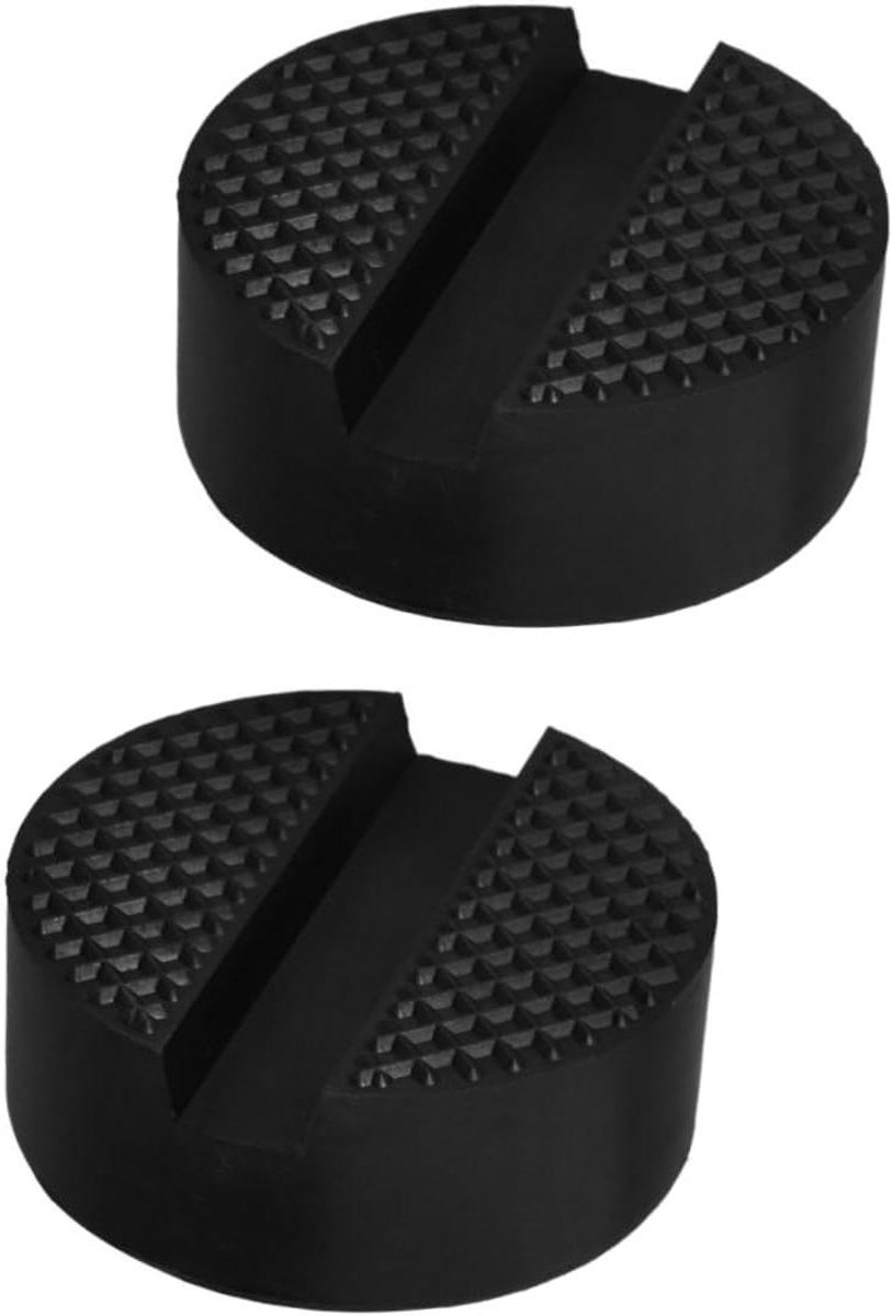 Krik Pad - Jack Adapter - Voertuig Hefwerk - Extra Demping - 2 Stuks - Zwart