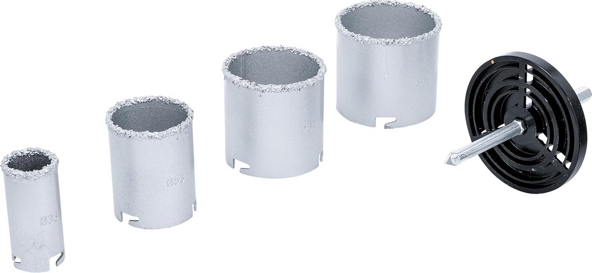Tegelzaag Set - Zaagmotor Set voor Tegels en Keramiek (33-73 mm) - 6 Delig
