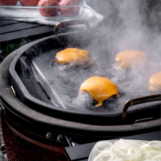 Bakplaat van Koolstofstaal voor Grote Keramische Kamado Grills — afbeelding 4