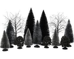 Department 56 Figurine set, resin, black, sizes vary
