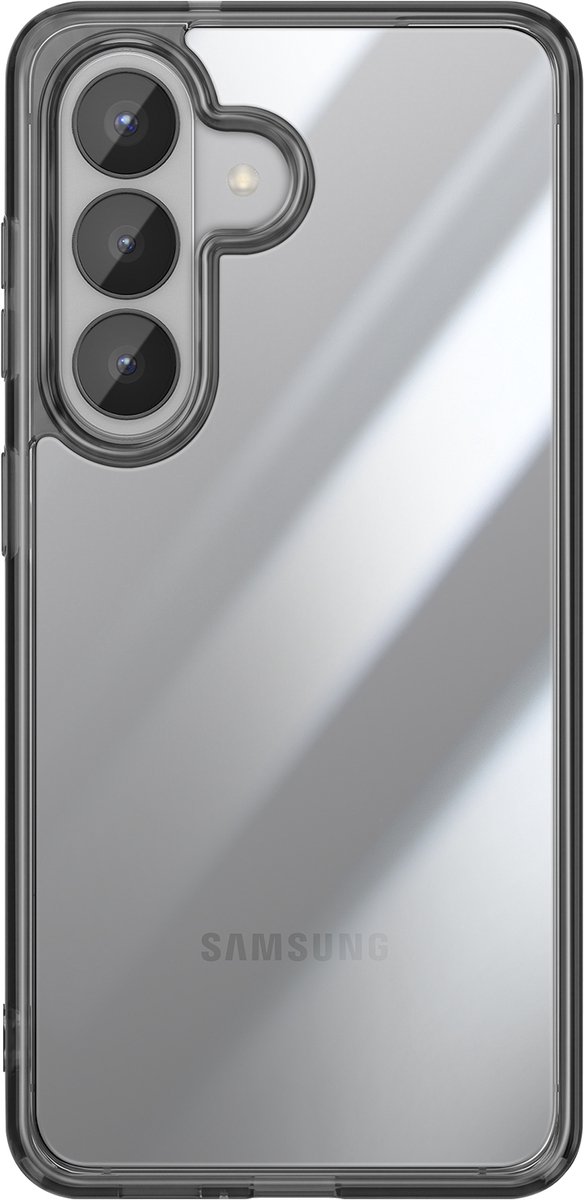 Avizar Coque pour Geschikt voor Samsung Galaxy S26 Antichoc Bi-matière avec Caméra Protégée, Zwart