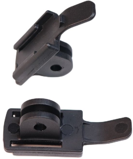 Adapterhouder voor fietskoplamp –Geschikt voor Rockbros RHL400/YQ200 koplampen - Verlengstuk voor fietscomputerhouder - 2-pack van Merkloos — afbeelding 2