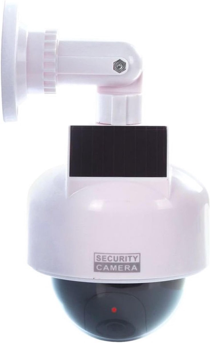 Nep Beveiligingscamera - Gesimuleerde Camera - Diefstal Afschrikken - Zonne-energie LED - 24 cm - Zwart