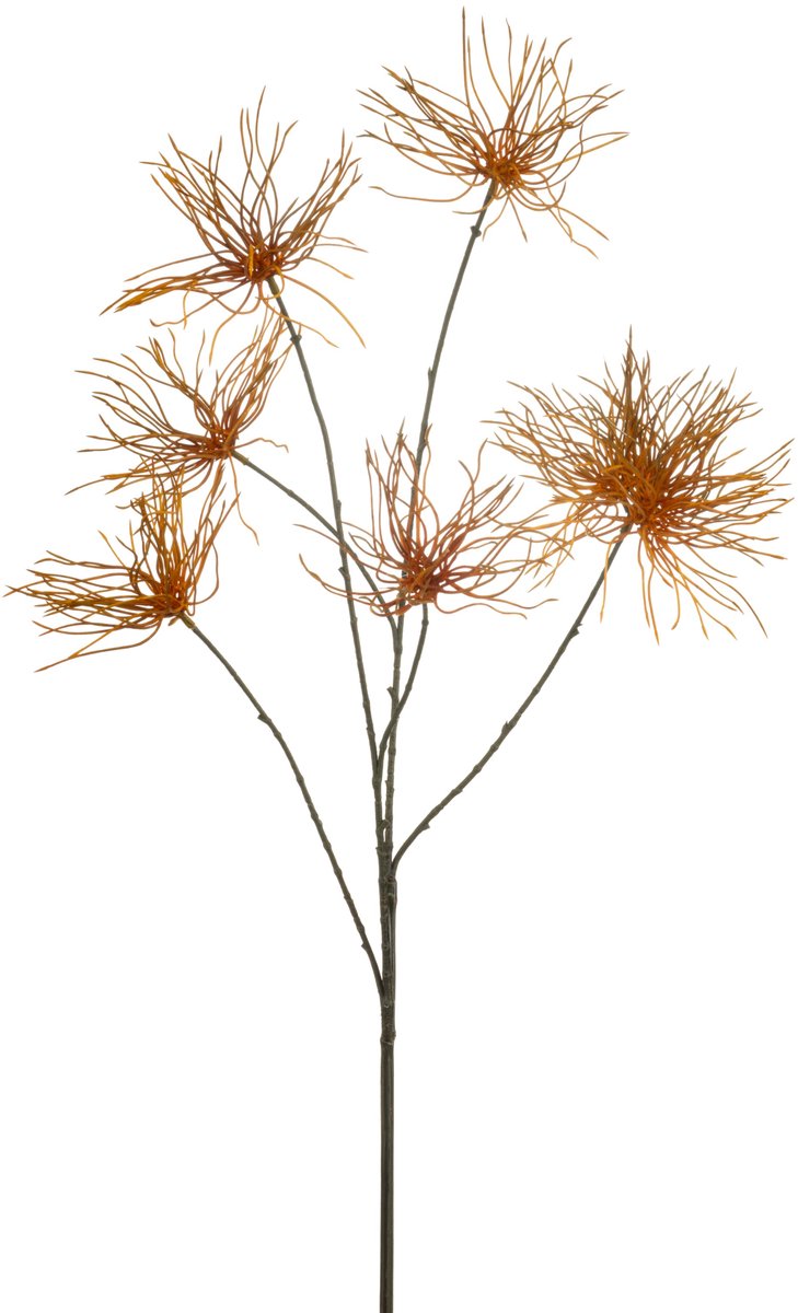 Kunsttak Anemone Seed Oranje - Realistische Sfeervolle Decoratie