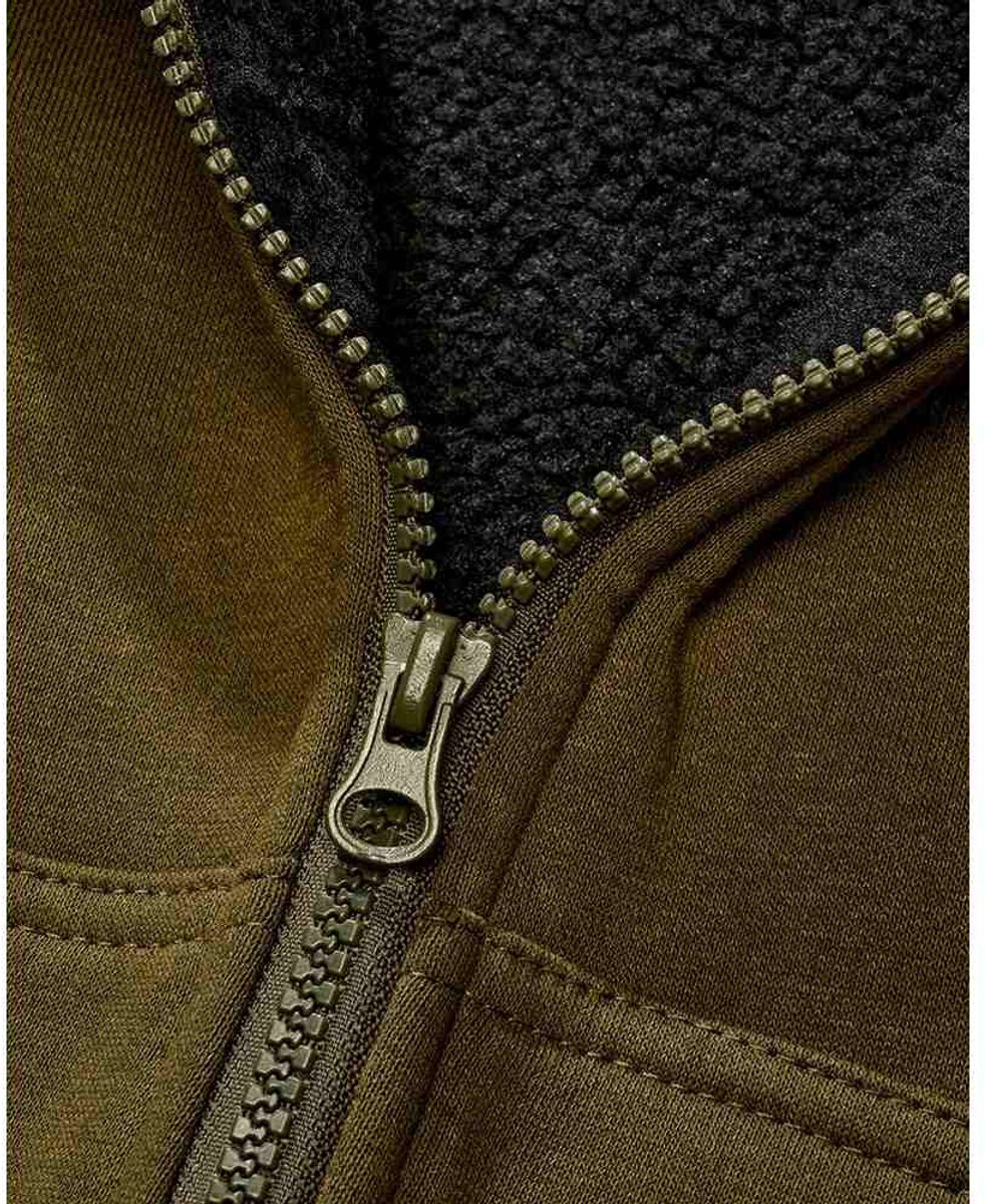Brandit Sweatjacket Teddylining Heren Trui met capuchon - olijf - M — cadeau in Mode & Accessoires - foto 5