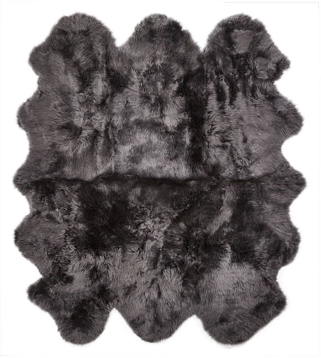 Natures Collection - Premium 6 dubbele Nieuw- Zeelandse schapenvacht - Langharig - Kleed 180x162 cm