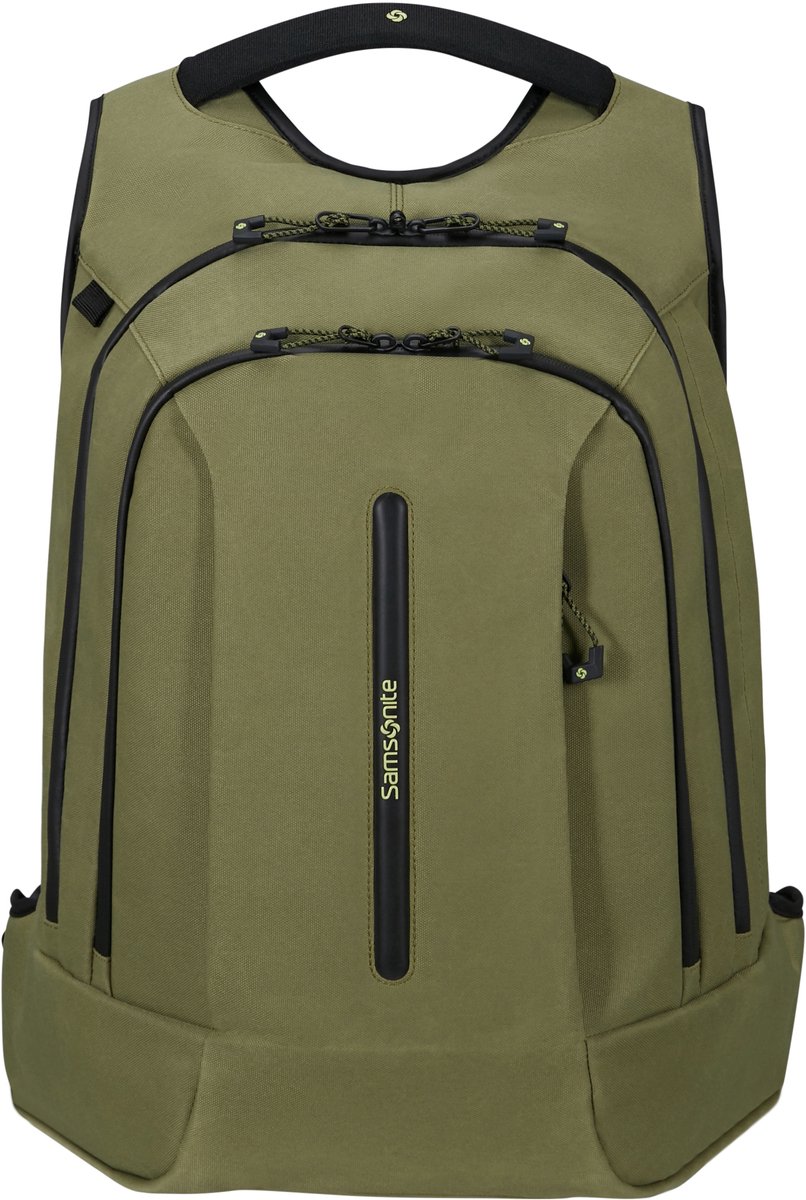 Samsonite Rugzak - Ecodiver laptop Backpack L LTd water resistent canvas - 26 l groen
