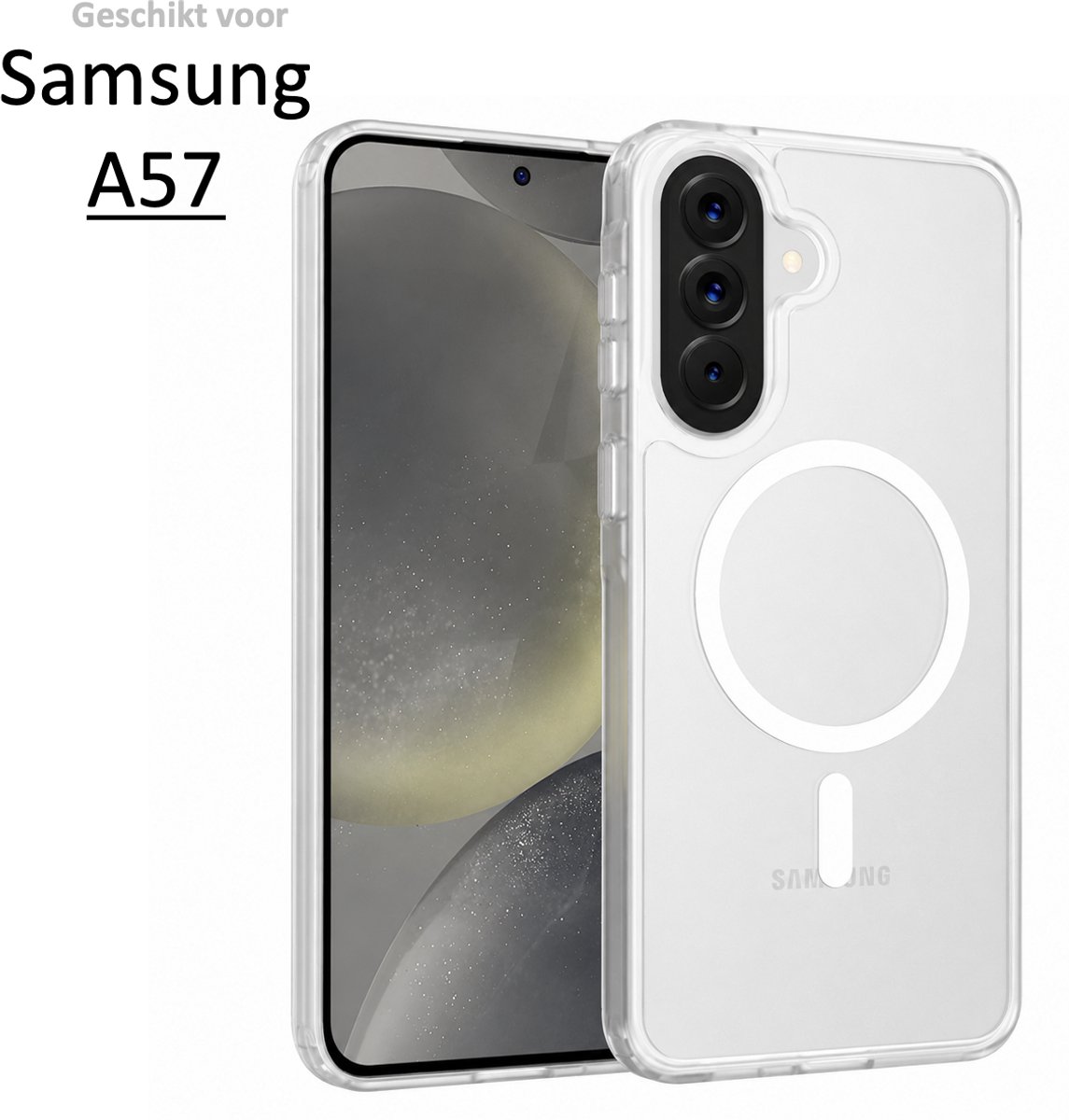 Brosendaal Hoesje - Geschikt voor Samsung Galaxy A57 – Transparant – Telefoonhoesje – Ondersteunt Draadloos Opladen – Ultradun en maximale Valbescherming