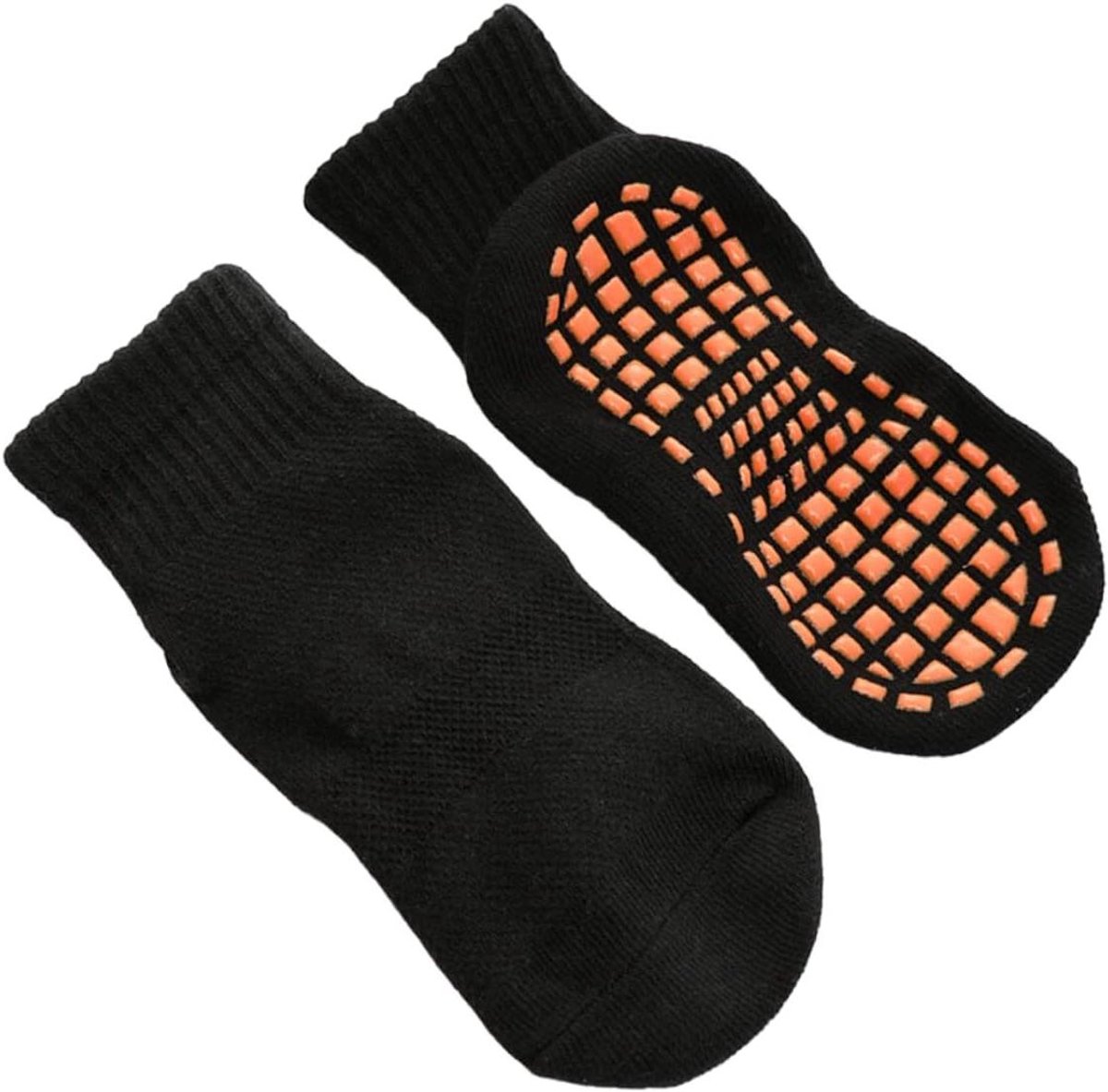 Babysokken - Antislip sokken - Binnen spelen - Goede ademend - 3 paar - Zwart