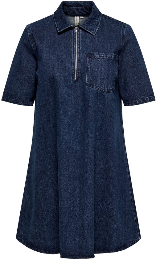 ONLY CARMAKOMA - CARAMY 3/4 SLEEVE ZIP DRESS YOK - Meisjes - Mini jurken