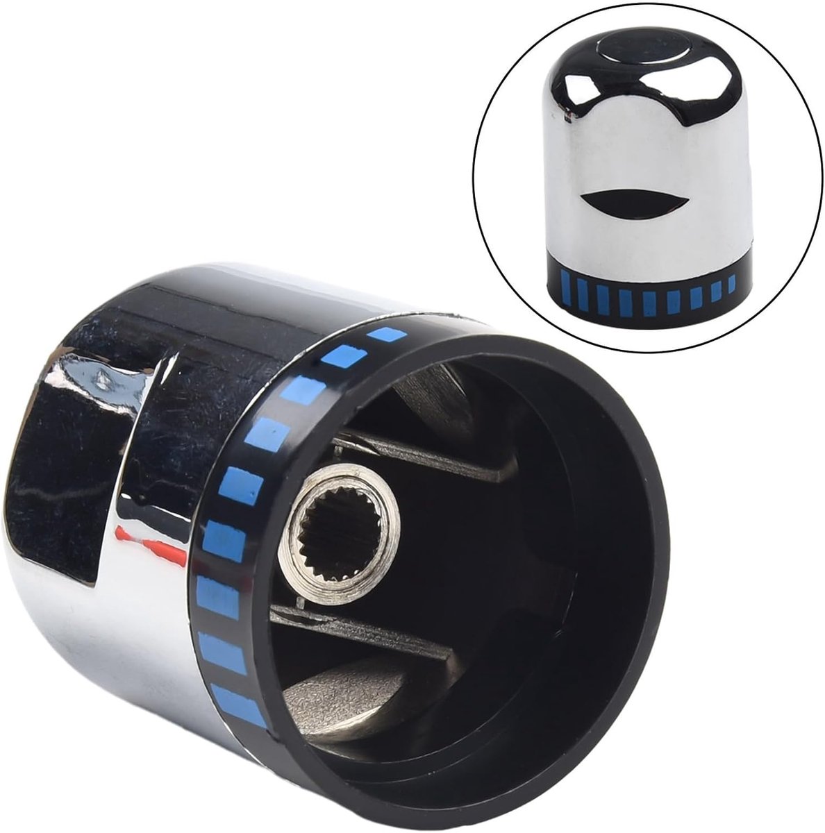 Thermostatische Kraan Handvat - Douchekraan Ventiel - Regelen Watertemperatuur - ABS Kunststof Constructie - 10 x 3 x 3 cm