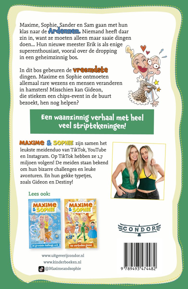 Maxime & Sophie - Het geheime bos - back cover