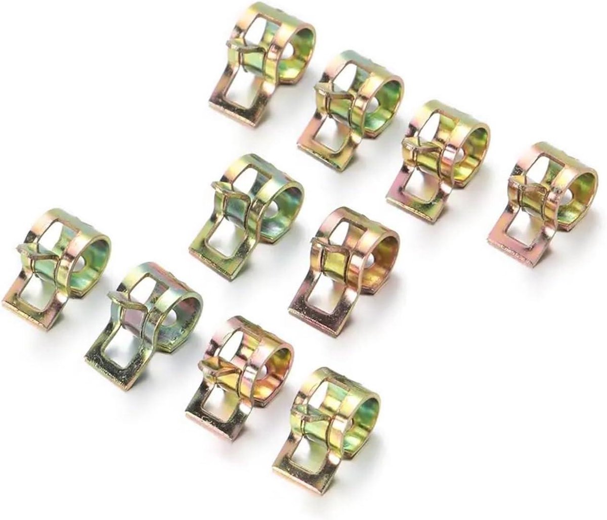 Veer Clips - Slangklemmen - Leiding Bevestigen - Gelijkmatige Druk - 5-16 Mm - Metallic
