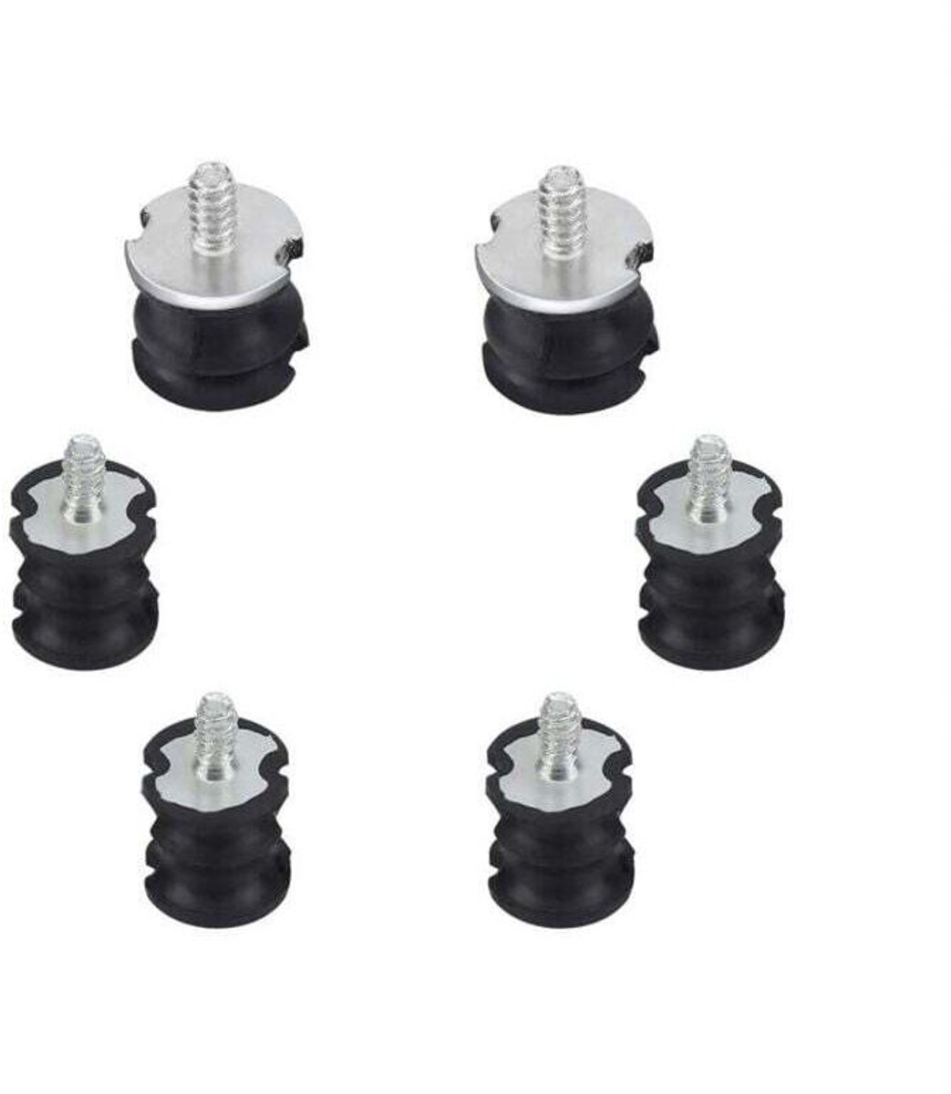 6-delige set AV-kettingzaagbuffers, inclusief montagebufferelementen, geschikt voor Husqvarna 61 66133136141 272S 266268 272XP kettingzaagaccessoires.