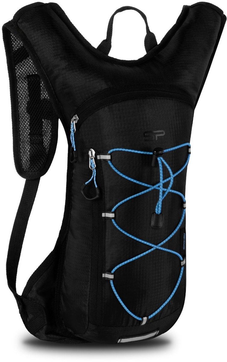 Spokey FUJI Rugzak - Zwart / Blauw - 5l