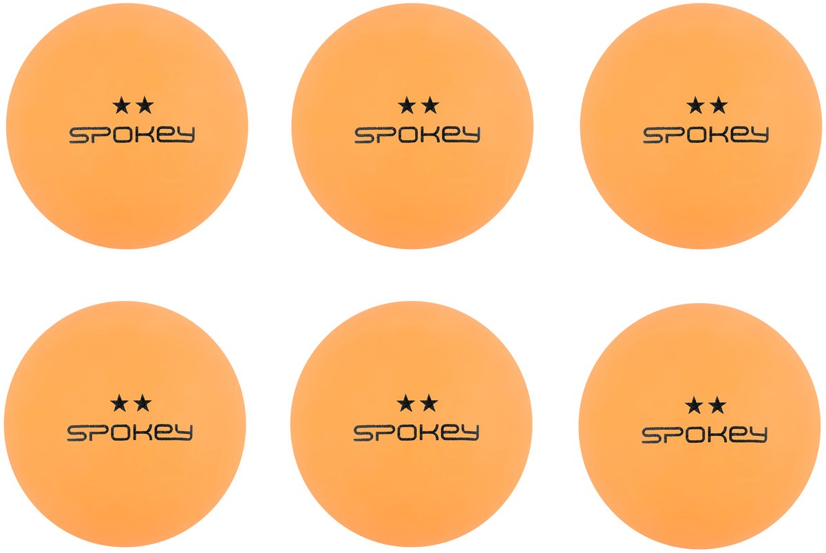 Spokey Skilled Tafeltennisballen - Oranje
