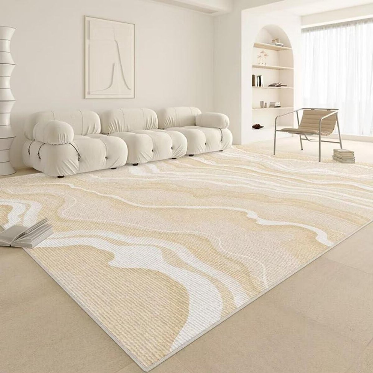 Woonkamer Tapijt - Vloerkleed Anti-slip - Stoffen Vloerbedekking - Machine Wasbaar - 160x2