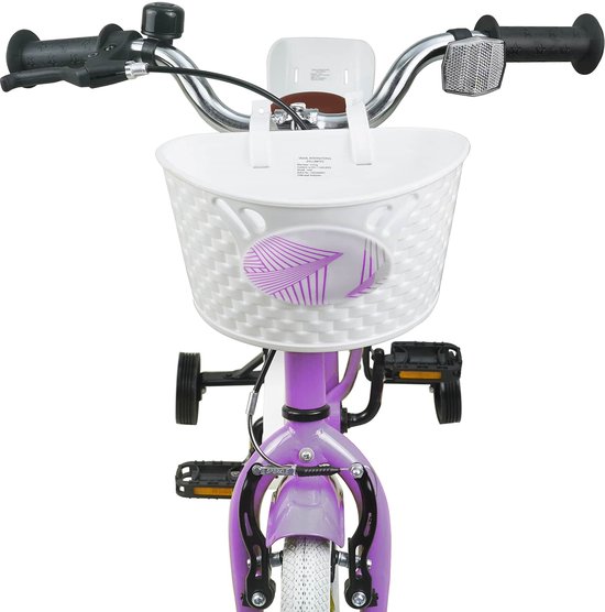 vidaXL - Kinderfiets - 12 - Inch - voor - 2-4 - jaar - oud - Paars van VidaXL — afbeelding 4