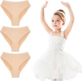 Balletondergoed voor Meisjes, 3-Pack Naadloze Gymnastiekonderbroeken, Comfortabele Dansondergoed voor Ballerina's