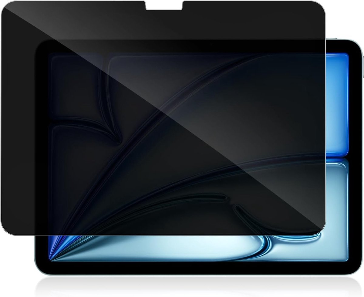 Privacy Screen Protector voor iPad Air 13 Zoll M2/M3 (2024/2025) - Anti-scratch, Anti-oil en Anti-spionage Beschermfolie voor Optimaal Schermbehoud en Privacy