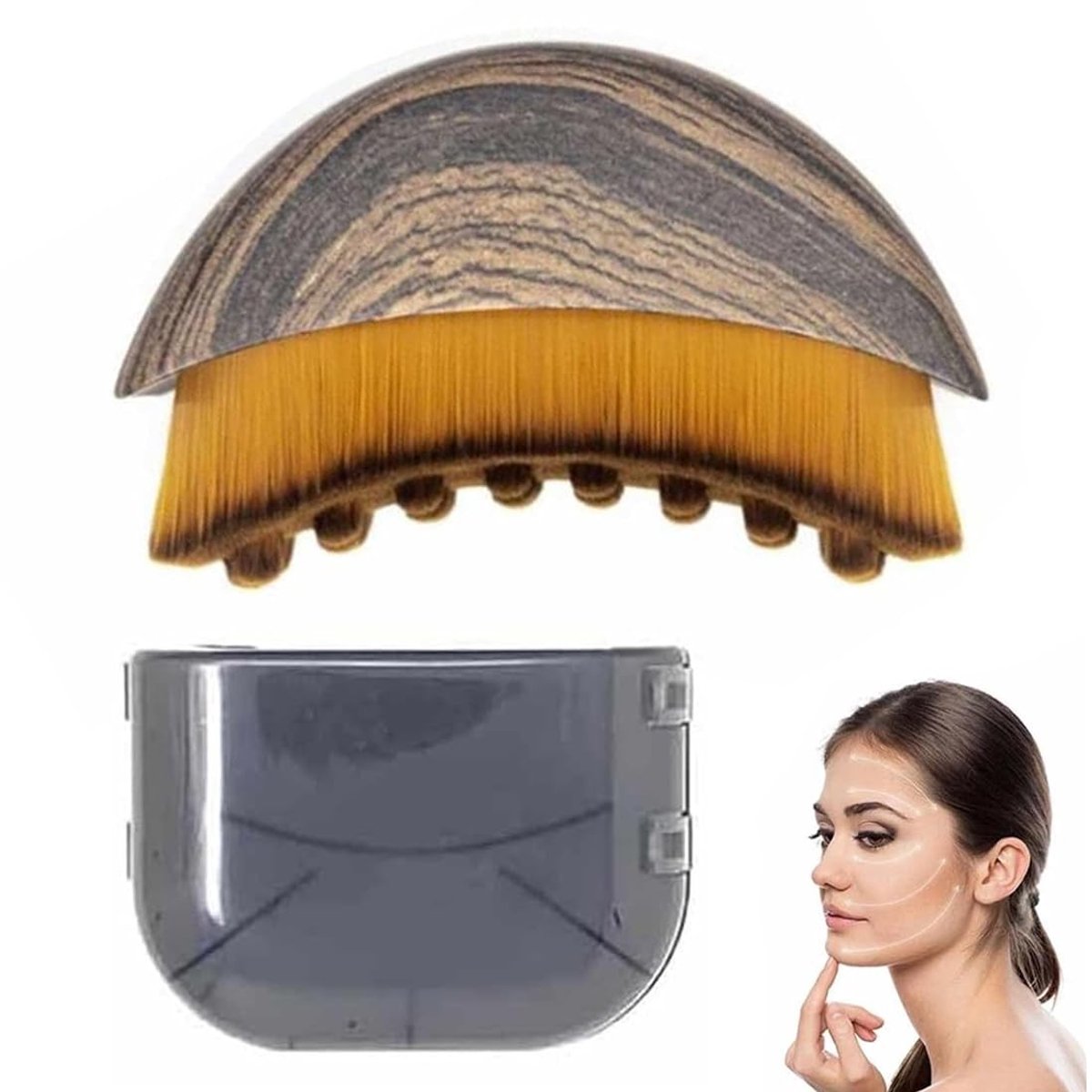 aladdien - Lymfatische Drainage Massager - Gezichtsversteviger - Jawline & Kin - Natuurlijk - Verstevigen - Verminderen van rimpels - Geschikt voor ..