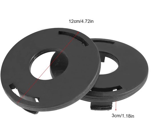 Allecto - Trimmerkop Spoel Caps - Vervangingsonderdelen - Voor Trimmers - Geschikt voor Stihl FS 25-2, 55, 80, 85, 90, 100, 110, 120, 130 - 2 Stuks... — afbeelding 3