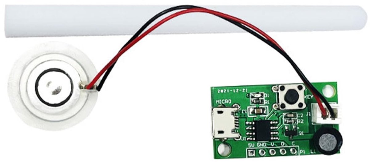 Allecto - USB Ultrasonische Atomizer - DIY Kit voor Aromatherapie - Misting Module - Efficiënt - Humidifiers voor thuisgebruik - Verbetering van lu..