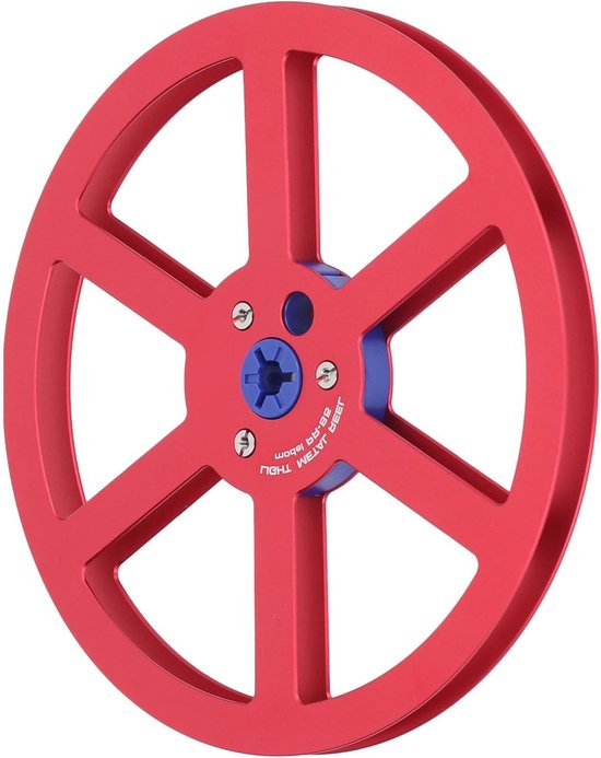 7 Inch Aluminium Metalen Spoel met 6 Gaten en RVS Schroeven voor 1/4 Tape Decks, Ideale Vervanging voor Beschadigde Spoelen en Tape Accessoires van Merkloos — afbeelding 3