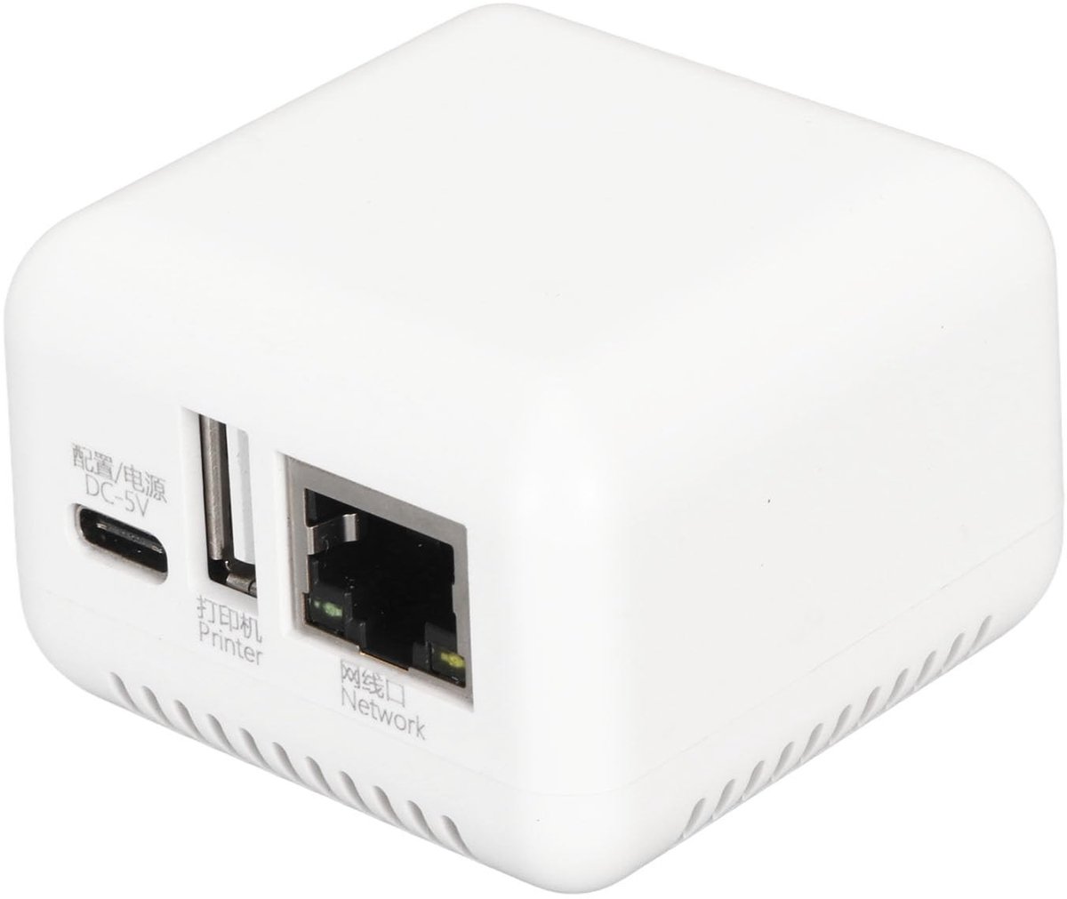 Dailygoody - Draadloze Printserver - USB 2.0 Printerserveradapter - Gemakkelijk delen van printers - Compact formaat - Ondersteunt meerdere gebruikers