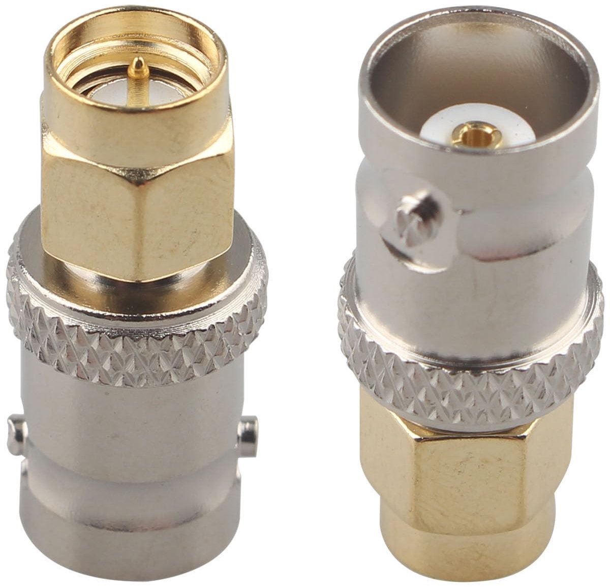 Allecto - SMA naar BNC Adapter - Coax Connector - Draadloze Antenne - SDR Compatibel - Ham Radio Accessoire - Zwart - RF Connector - SMA naar BNC A...