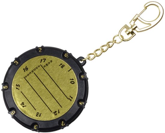 aladdien - Golf Score Stroke Counter - Golfaccessoires - Handig met Clip Keychain - Goud - Voor 18 Holes en 9 Shots - Ideaal voor Golfliefhebbers - ... van Aladdien — afbeelding 4