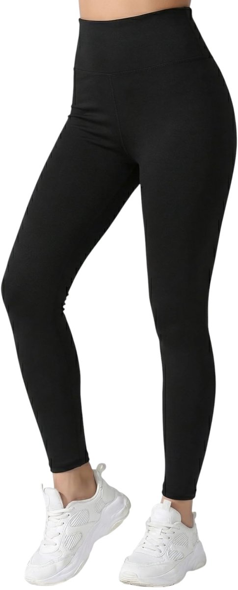 Allecto - Dames Thermoleggings - Teddy Fleece - Warm en Zacht - 100 Denier - Ideaal voor Koude Dagen - Zwart - Perfect voor Binnen en Buiten