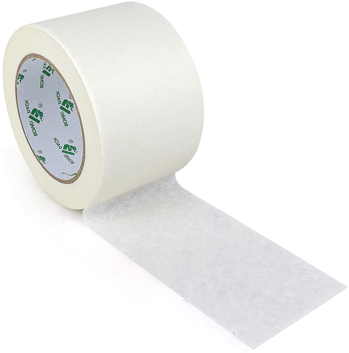 Witte Maskingtape 75 mm x 50 m voor Schilderen en Renovaties, Perfect voor Maskeren en Beschermen