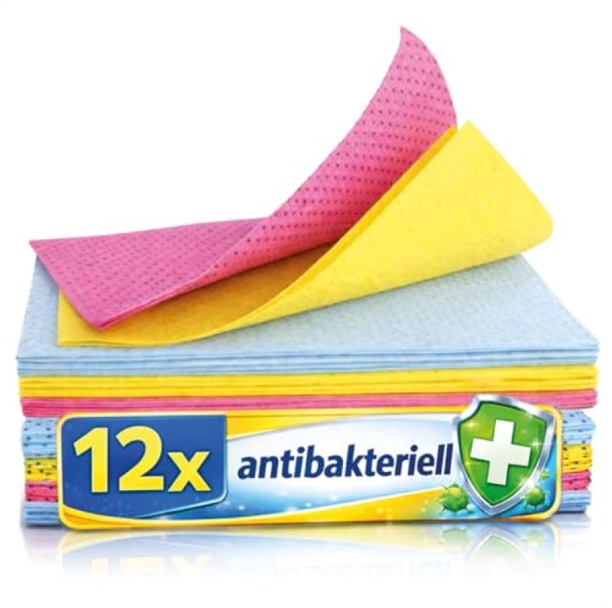 12x Schoonmaakdoeken met Noppenstructuur - Antibacteriële Herbruikbare Poetsdoeken - 30x50 cm