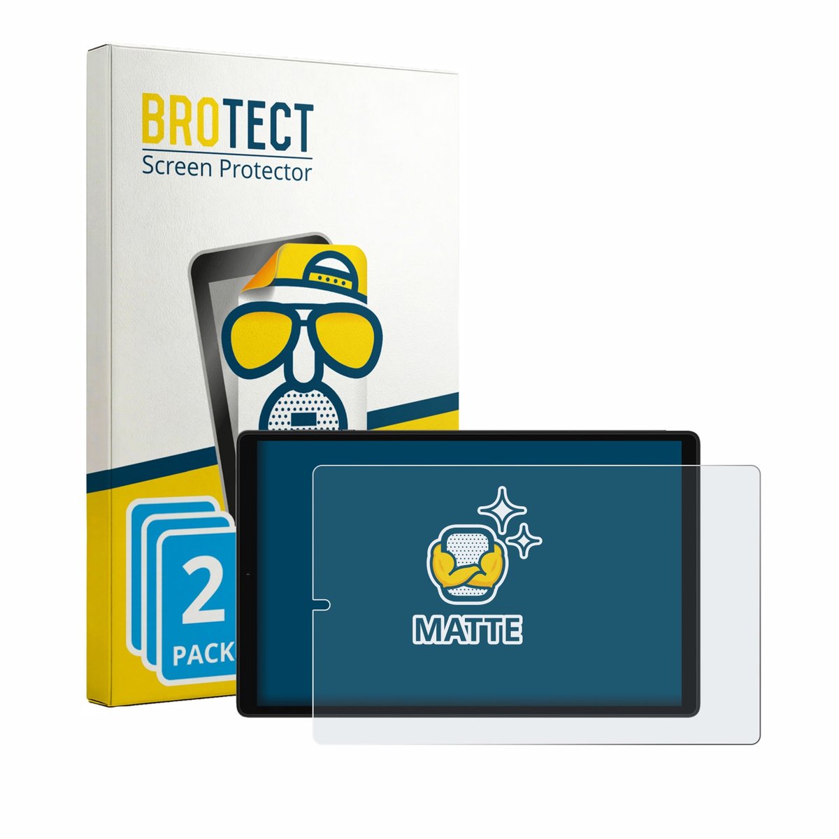 BROTECT - Screenprotector voor PIXGOOD 2K 10.4" - Folie Beschermfolie matte 2 Stuks