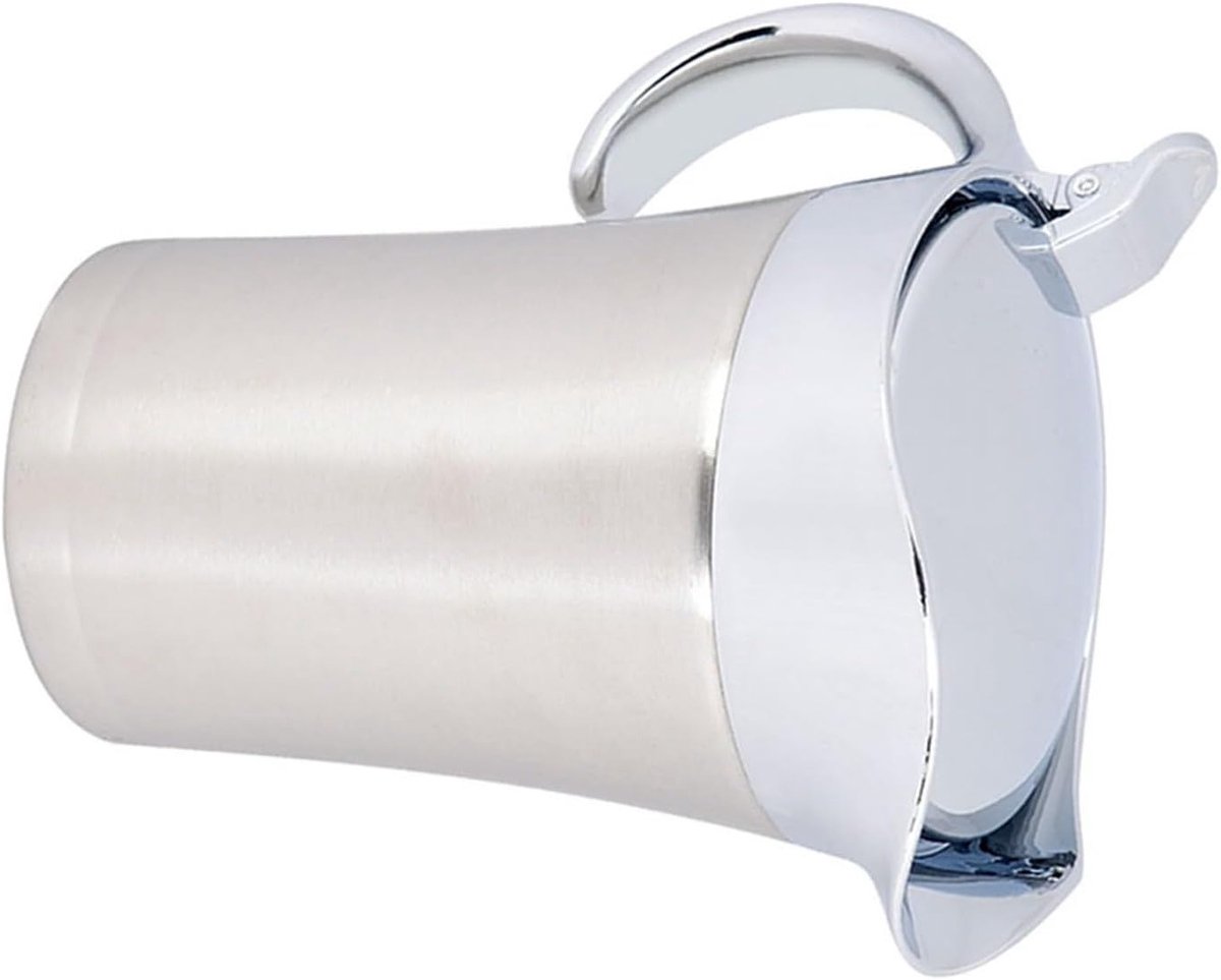 RVS Soeppan met Dubbele Wand voor Soepen, Sauzen en Melk - 750 ml, 17 x 17 x 12 cm