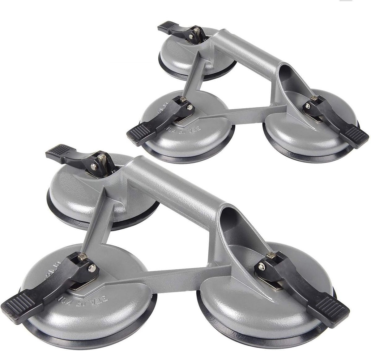 Suction Cups voor 120 kg, Vacuum Zuignappen met 3 Stuks, Ideaal voor Tegels, Glas en Hout