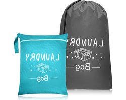 Waszak voor Vuile Kleding, Compact en Duurzaam, Ideaal voor Reizen, Camping, Gym en Vakanties, Verkrijgbaar in 2 Maten