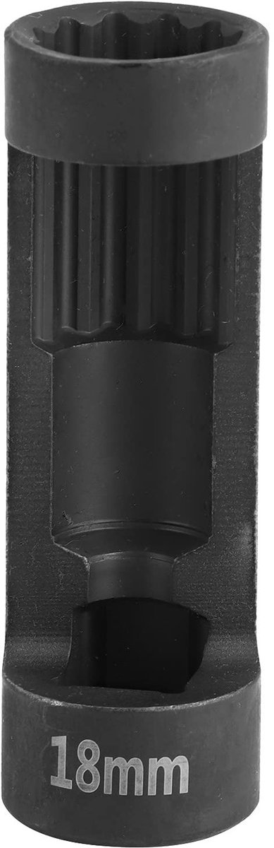 aladdien - Veerpoot Dopsleutel - Strut Moer Socket - Hoogwaardige stalen constructie - 1/2 inch DR x 18 mm - Duurzaam en sterk - Geschikt voor het v..