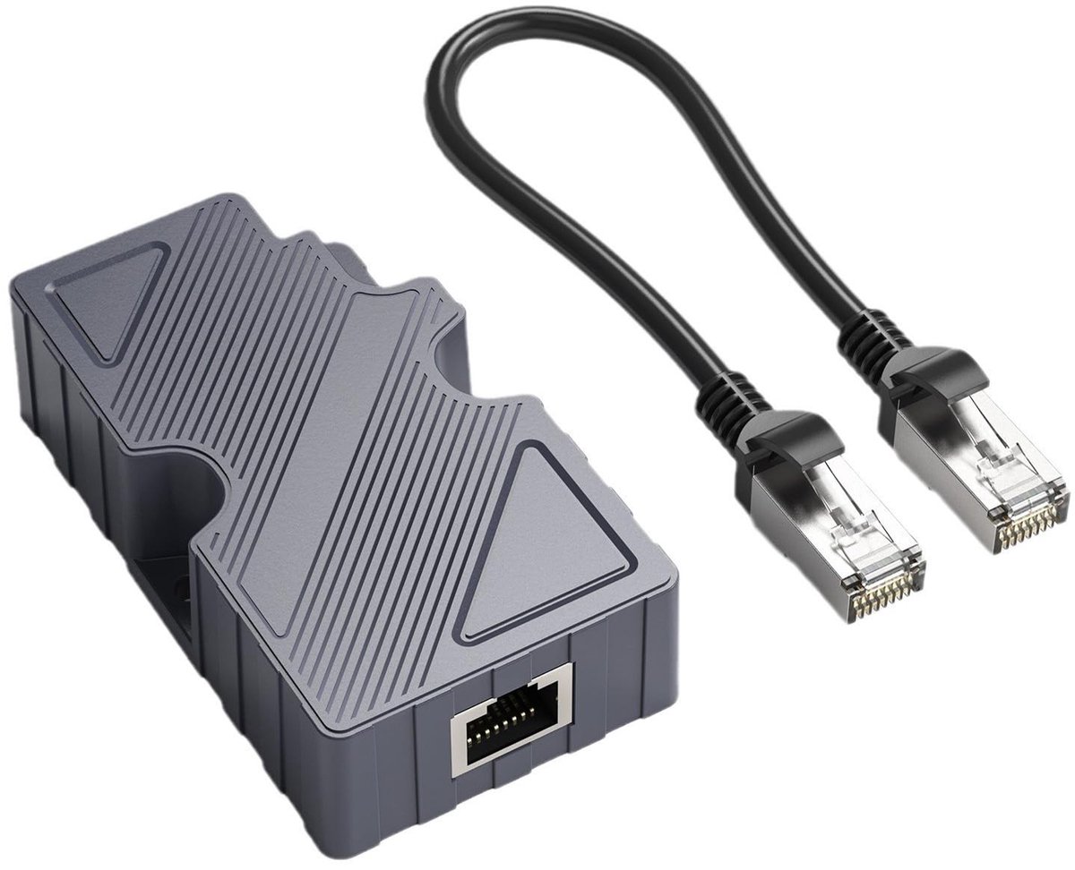 ONF3 - Dishy V2 Naar RJ45-adapter - Ethernet-kabel - Compact ontwerp - 10/100/1000 Mb/s - Hoge stabiliteit - Geschikt voor diverse netwerken - M...